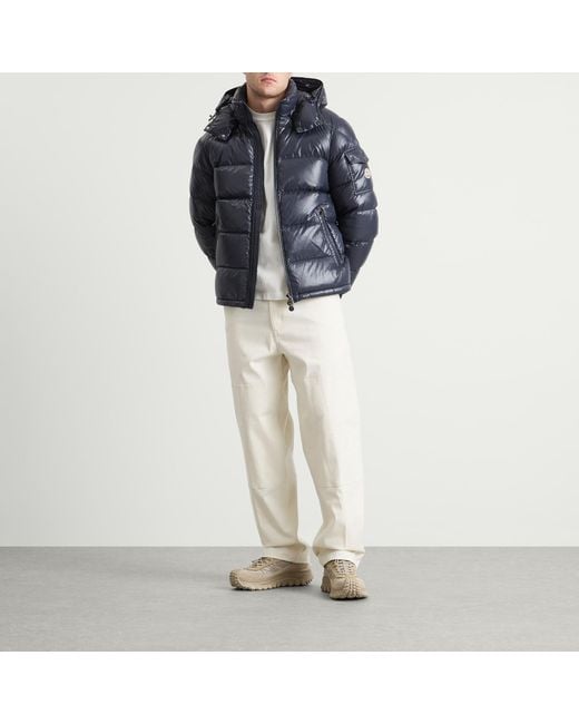Moncler Blue Maya Down Jacket for men