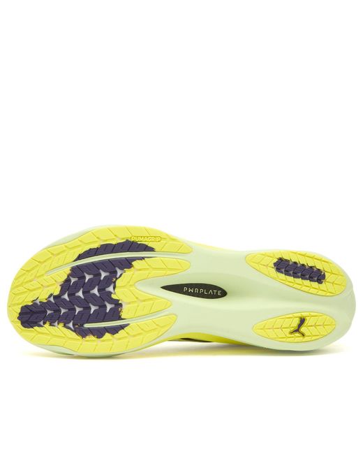 PUMA Yellow Deviate Nitro 4 Sneaker for men