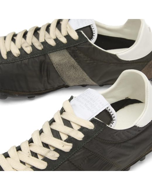 Maison Margiela Black Nylon Sprinter Sneaker for men