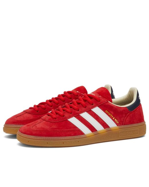 Adidas Red Handball Spezial X Sporty & Rich