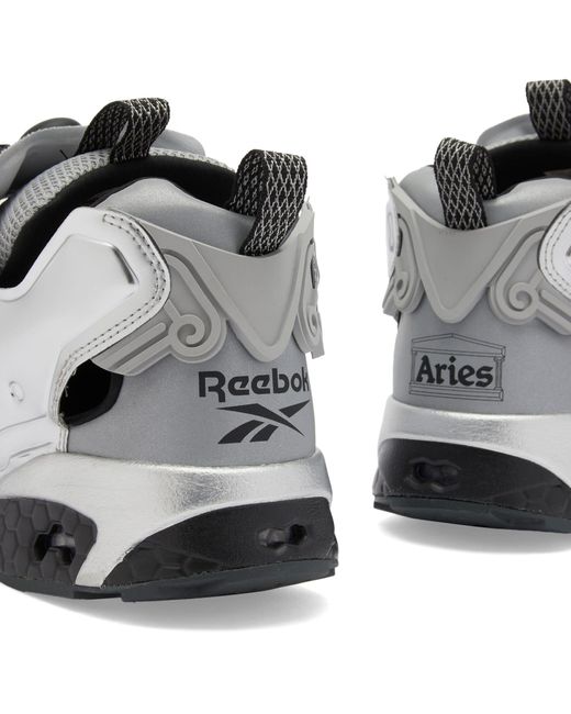 Reebok White X Aries Instapump Fury 94 Sneakers