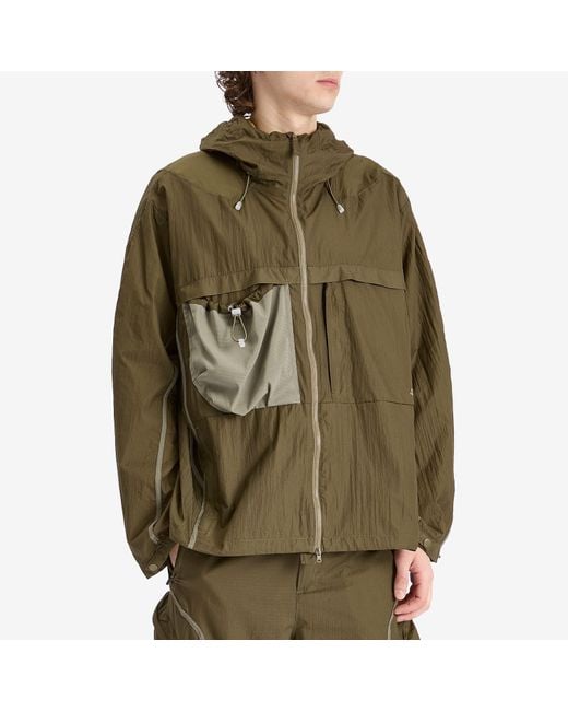 Oakley Green Latitude Flight Windbreaker for men