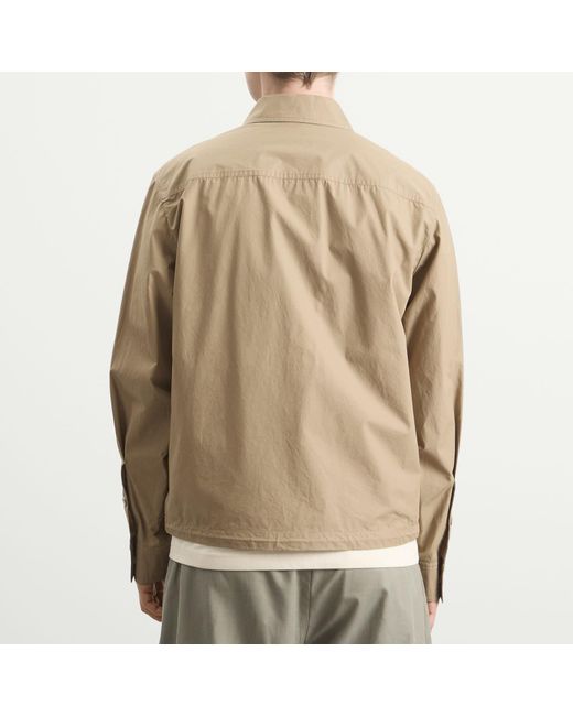 Moncler Natural Zip Up Shirt Jacket for men