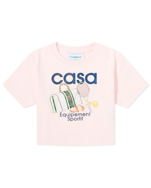 Casablancabrand Pink Equipement Sportif Baby T-Shirt