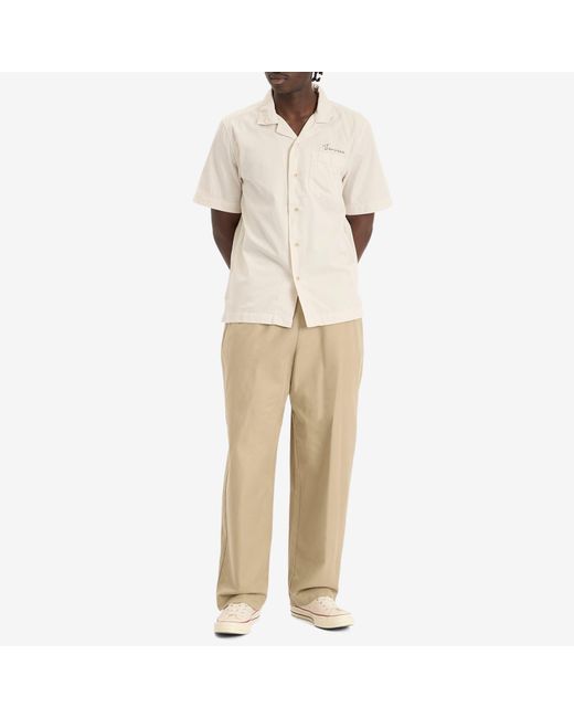 Service Works Natural Script Resort Shirt for men