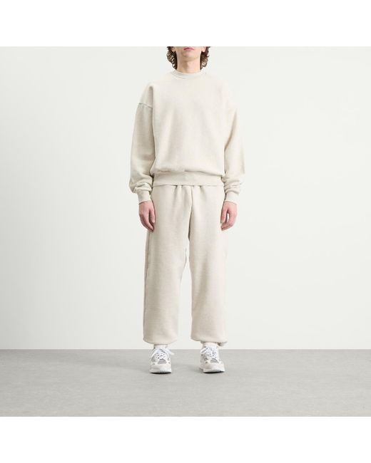 MKI Miyuki-Zoku White Superweight Crewneck Sweatshirt for men