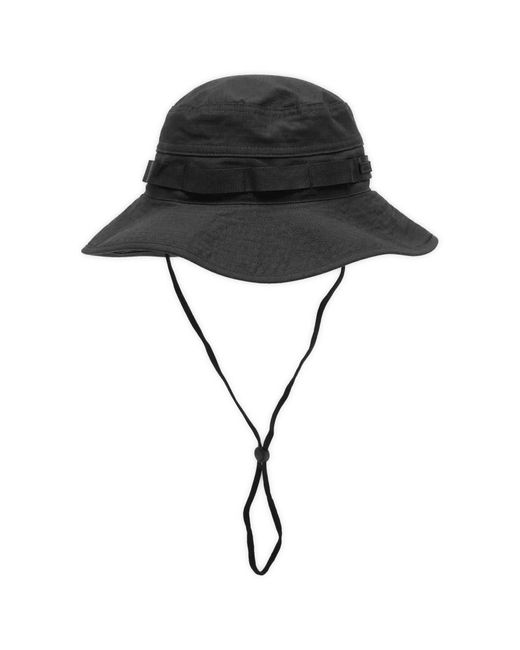 Maharishi Black Boonie Hat for men