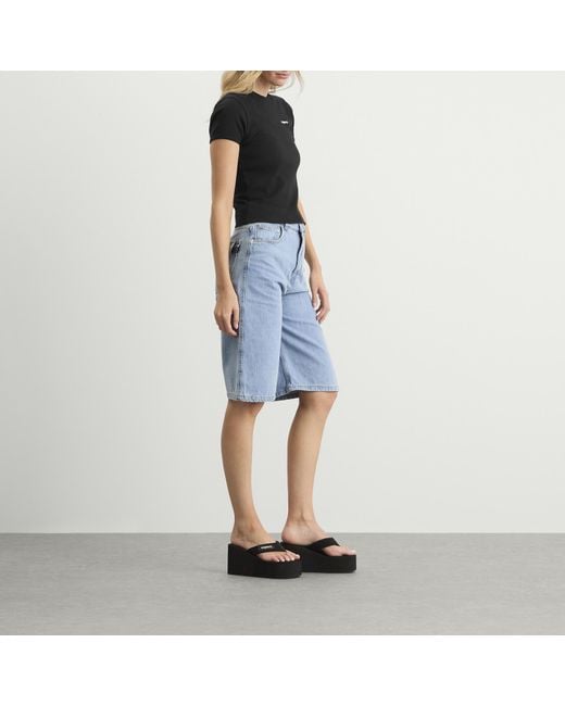 Coperni Blue Denim Bermuda Shorts