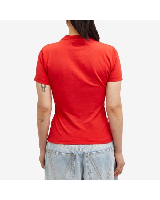 Vetements Red Te Quiero Fitted T-Shirt