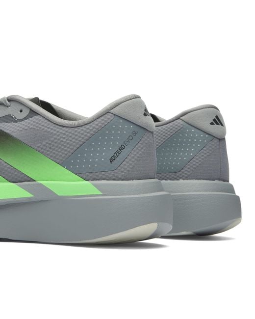 Adidas Originals Gray Adidas Adizero Adios Evo Sl Woven Sneaker for men