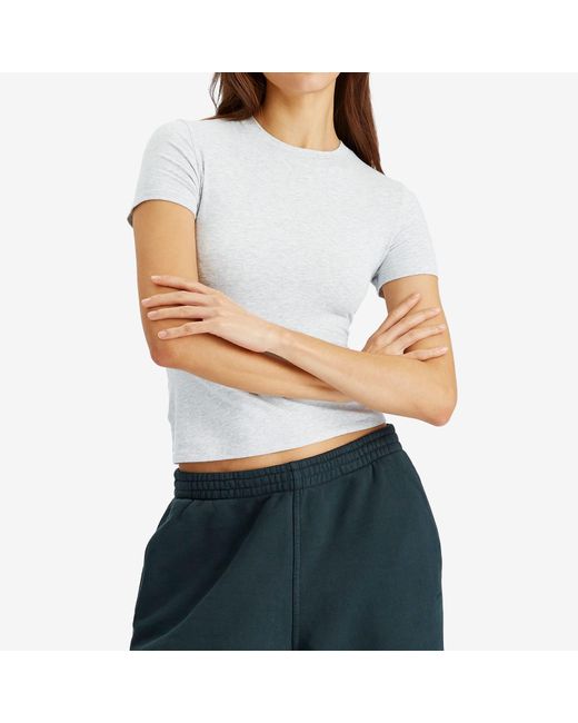 Skims White Cotton Jersey Bundle 2 Pack T-Shirt