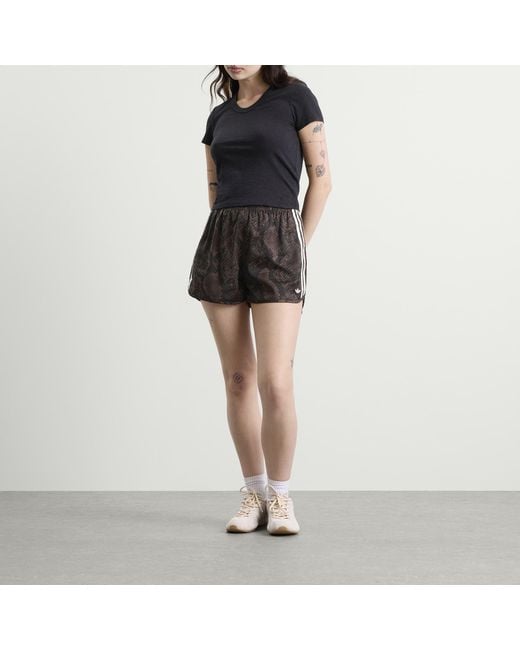 Adidas Black Satin Shorts
