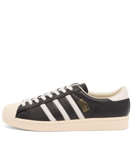 Adidas Black Superstar Vintage