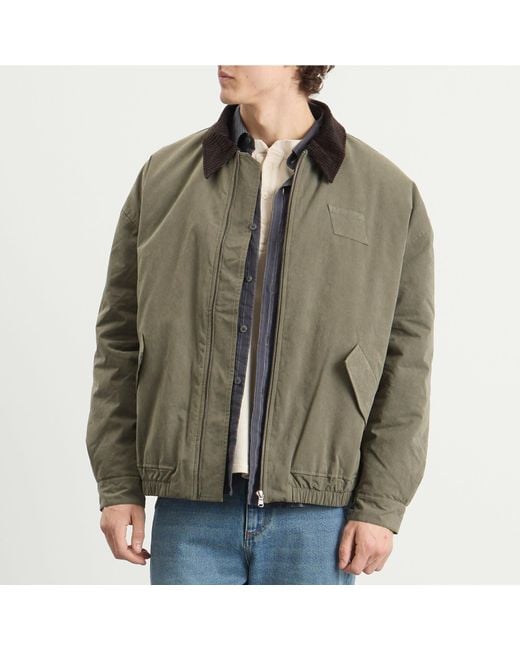 le PERE Green Blouson Jacket for men