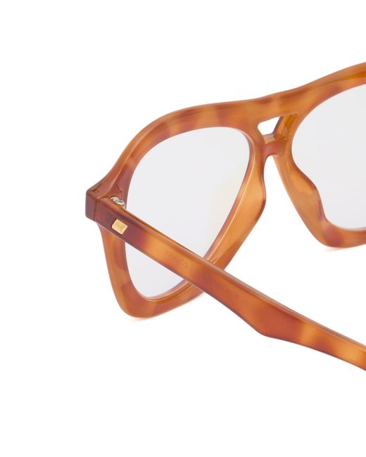 Le Specs Brown Drizzle Light Optical Glasses