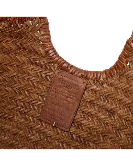 Dragon Diffusion Brown Nantucket Basket Bag