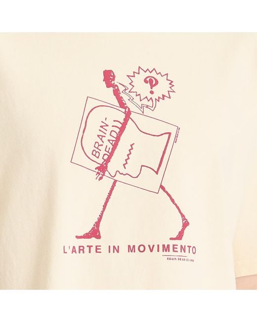 Brain Dead Natural Movimento T-Shirt for men