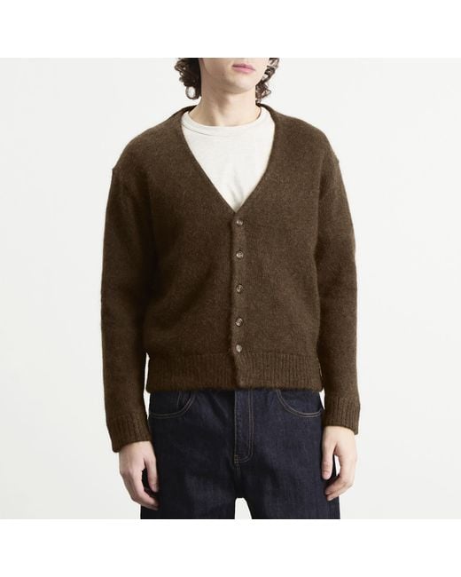 Second/Layer Brown Second Layer Chevy Cardigan for men