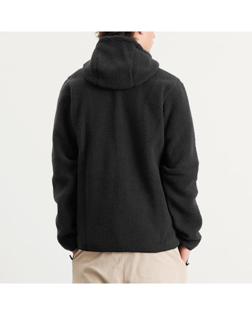 Haglöfs Black Funäs Pile Fleece Hooded Jacket for men