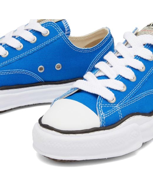Maison Mihara Yasuhiro Blue Peterson Original Sole Canvas Low Sneakers for men