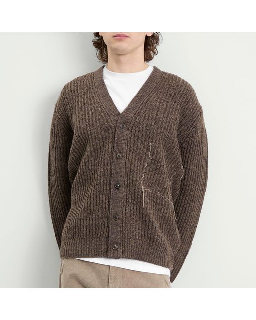 Maison Margiela Brown Cardigan for men