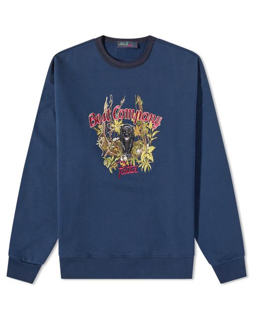 PATTA Blue X Best Company Sweater for men