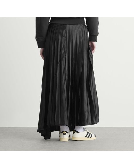adidas X Willy Chavarria Pleated Skirt in Black | Lyst