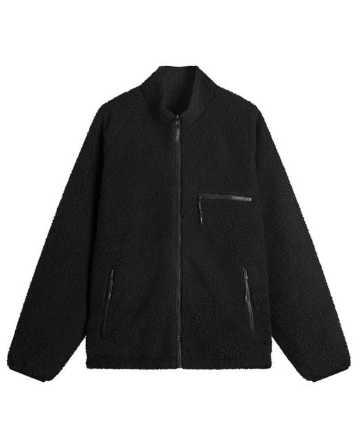 Gramicci Black Reversible Sherpa Jacket for men