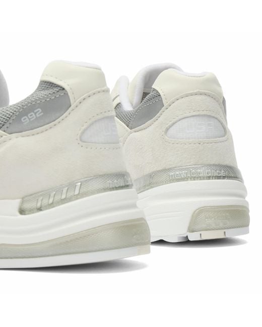New Balance White U992Nc Sneaker