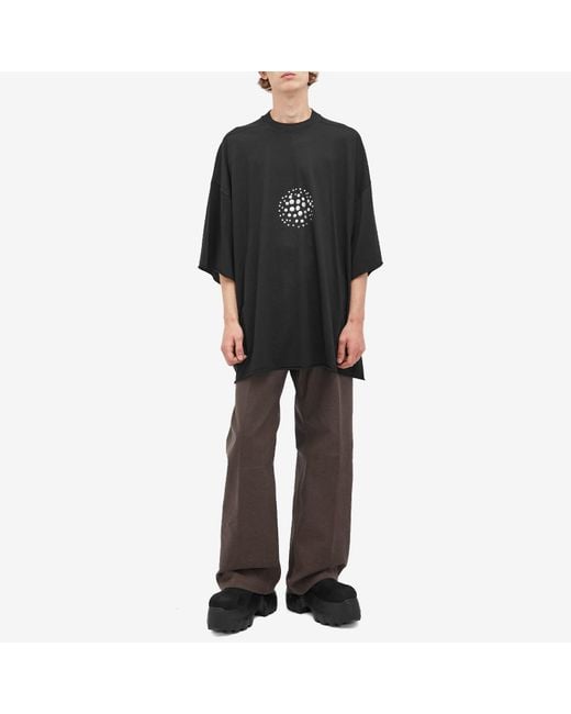 Rick Owens Black Lunar Tommy T-Shirt for men