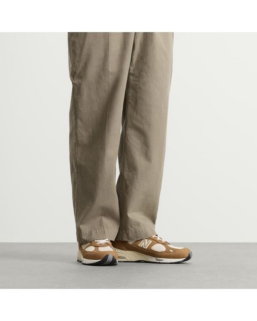New Balance Brown 991V1 Sneaker