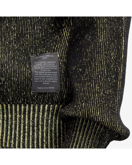 GR10K Black Aramidic Compact Knit for men