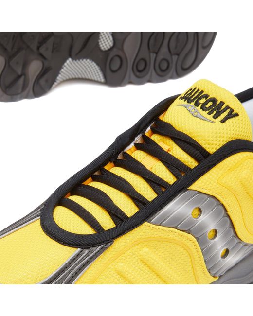 Saucony Yellow Matrix Sneakers for men