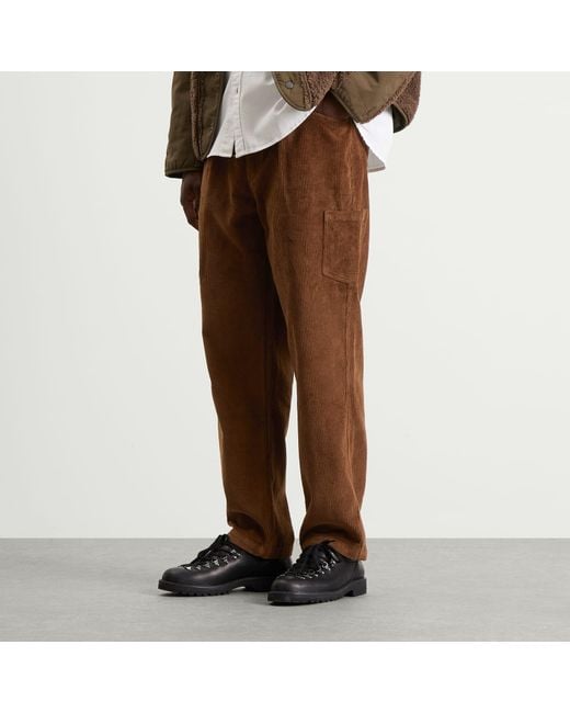 FRIZMWORKS Corduroy Wide One Tuck Pants in Brown for Men | Lyst Canada