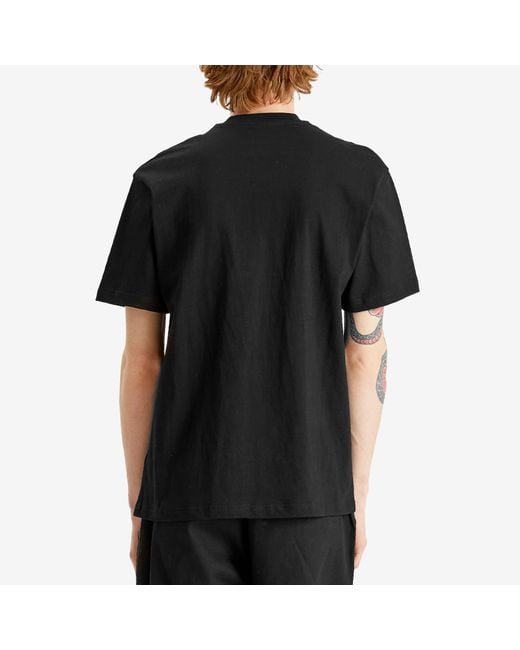 Butter Goods Black Warped T-Shirt for men