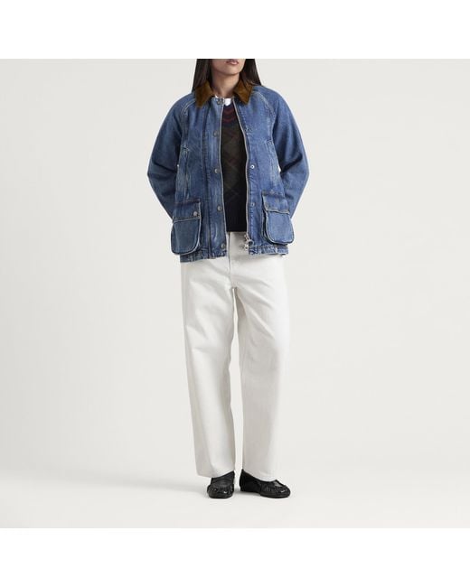 Barbour Blue Modern Beadnell Casual Jacket