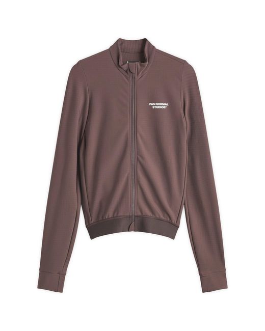 Pas Normal Studios Brown Essential Long Sleeve Jersey for men