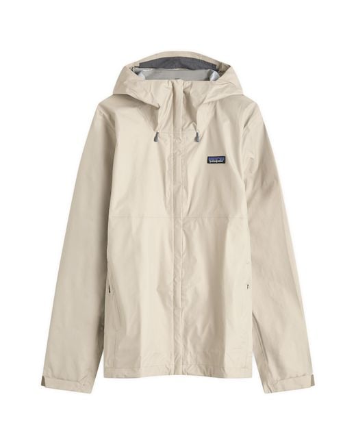 Patagonia Natural Torrentshell 3L Rain Jacket Seabird for men