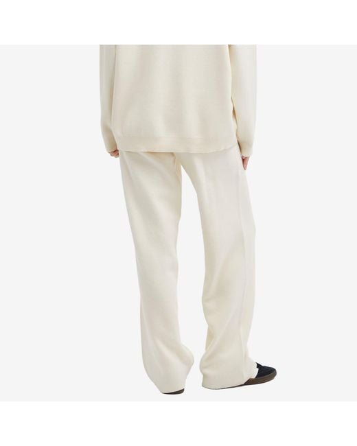 4th & Reckless White Cleo Knitted Sweatpants