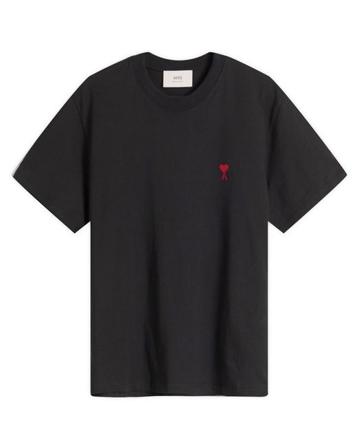 Ami Paris Small Adc Classic T-Shirt in Black for Men | Lyst UK