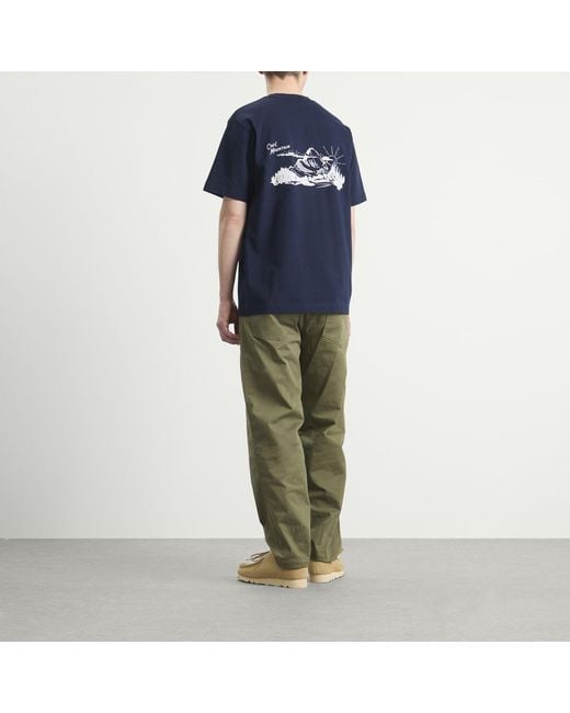 Cafe Mountain Blue Legacy T-Shirt for men
