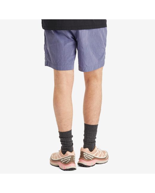 C P Company Blue Chrome-E Logo Swim Shorts for men