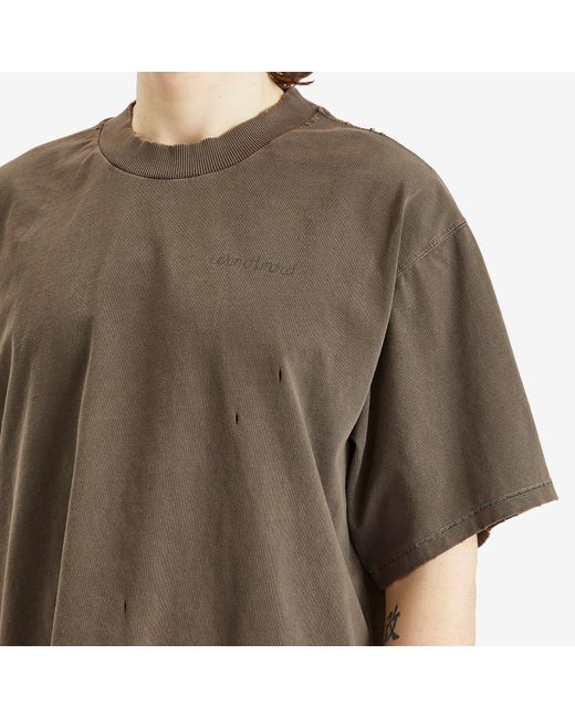 Won Hundred Brown Houston Italic T-Shirt for men