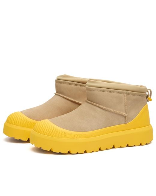 Ugg Yellow Ultra Mini Weather Hybrid Boot for men