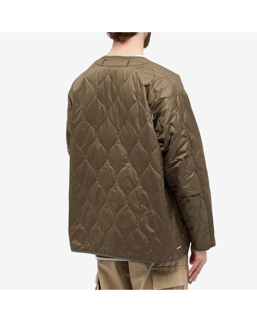 Uniform Experiment Oversized Quilted Jacket in Green for Men Lyst