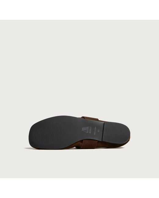 Alohas Brown Sarea Leather Ballet Flats