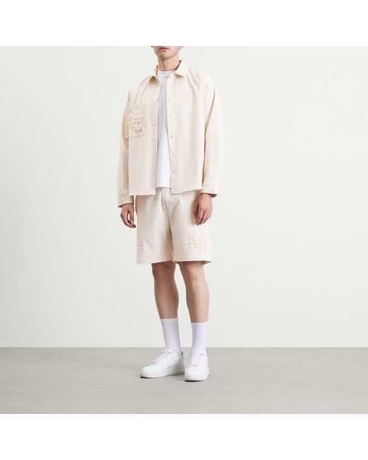 Annie Hood Natural College Seersucker Shorts for men
