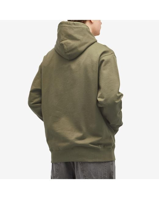 Norse Projects Green Standard Hoodie for men