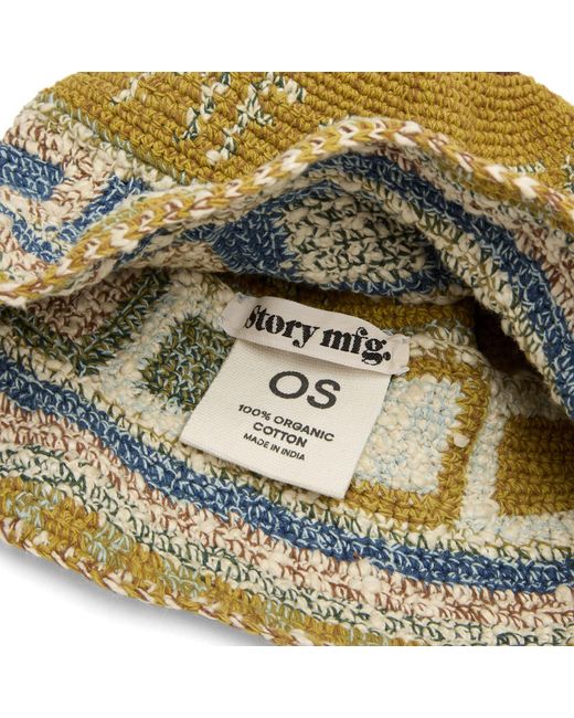 STORY mfg. Multicolor Hand Crochet Brew Hat for men