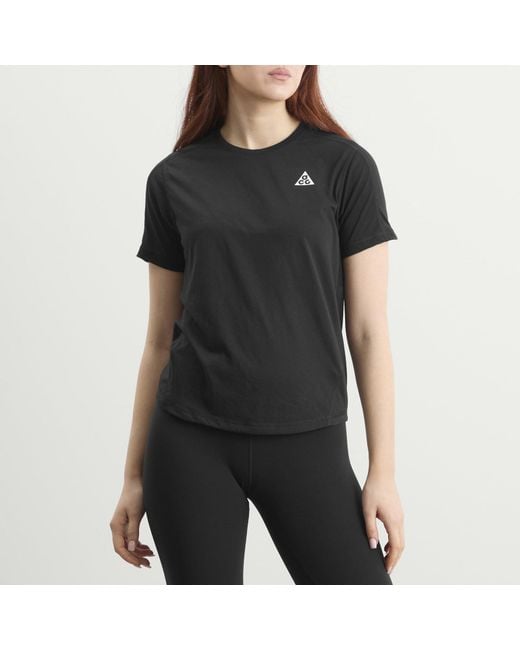 Nike Black Acg Trail Short Sleeve T-Shirt